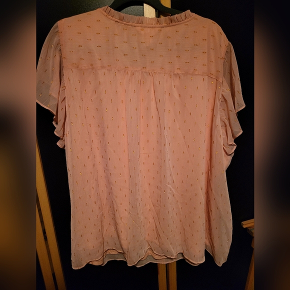 NWT Lauren Conrad Short Sleeve Shirt - Picture 2 of 4